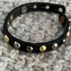 Bracelet with metallic studs